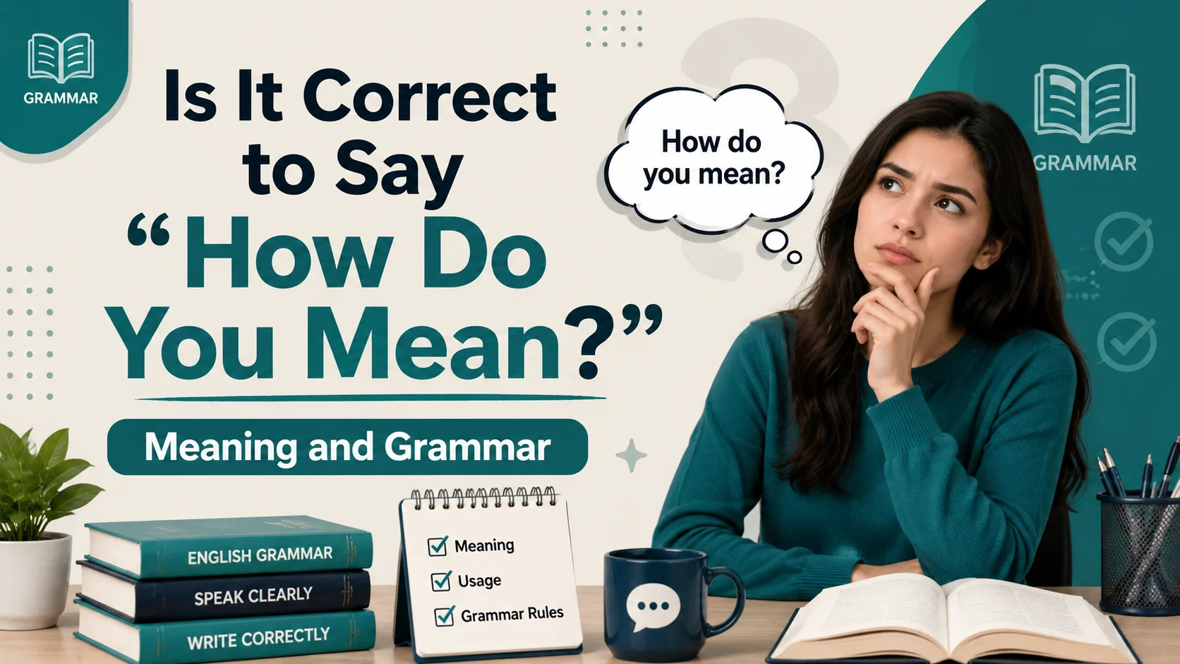 Is It Correct to Say “How Do You Mean?”Meaning and Grammar