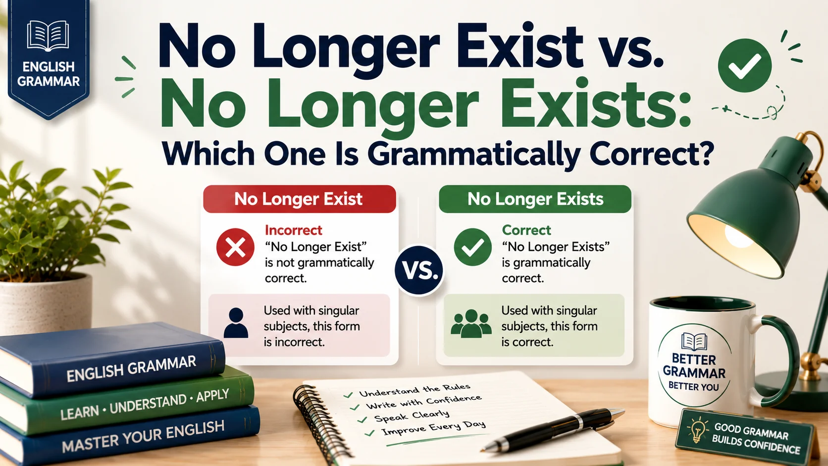 No Longer Exist vs. No Longer Exists: Which One Is Grammatically Correct?