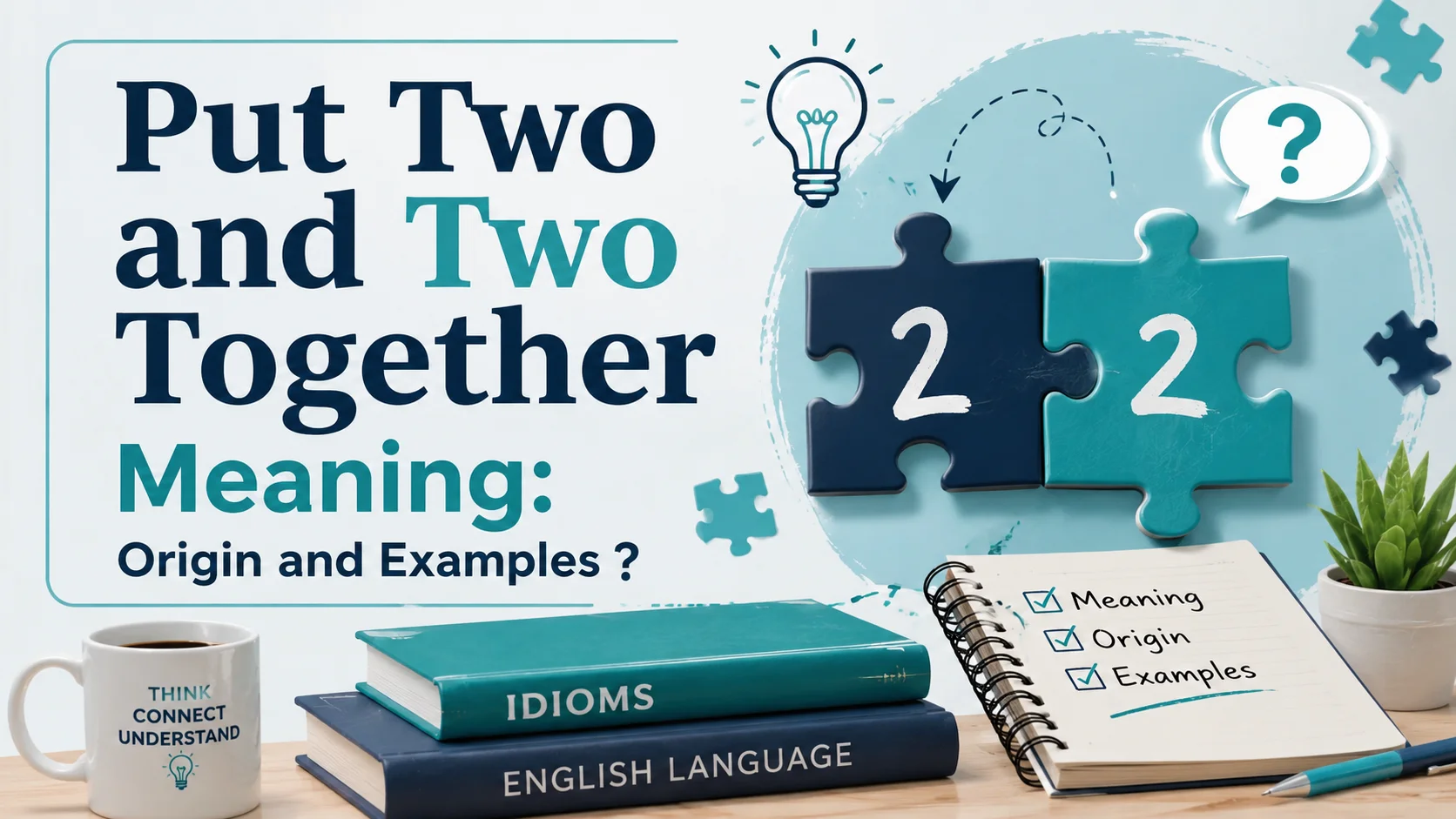Put Two and Two Together Meaning: Origin and Examples ?