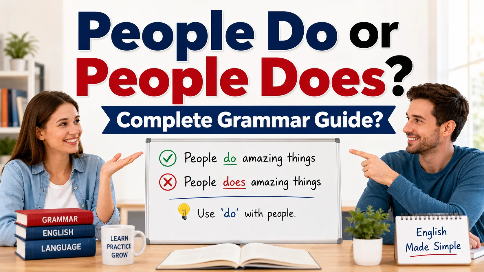 People Do or People Does? Complete Grammar Guide?