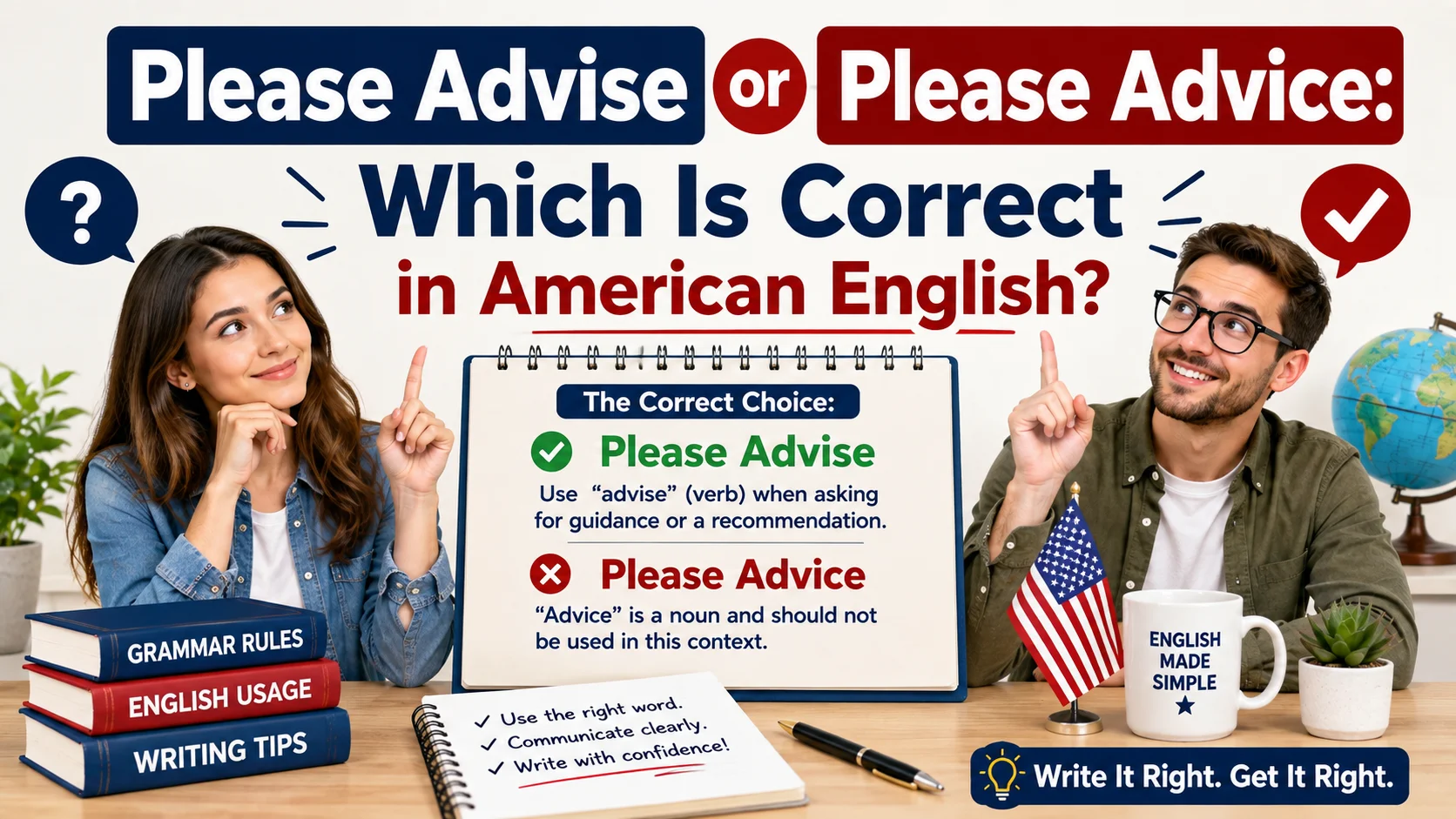 Please Advise or Please Advice: Which Is Correct in American English?
