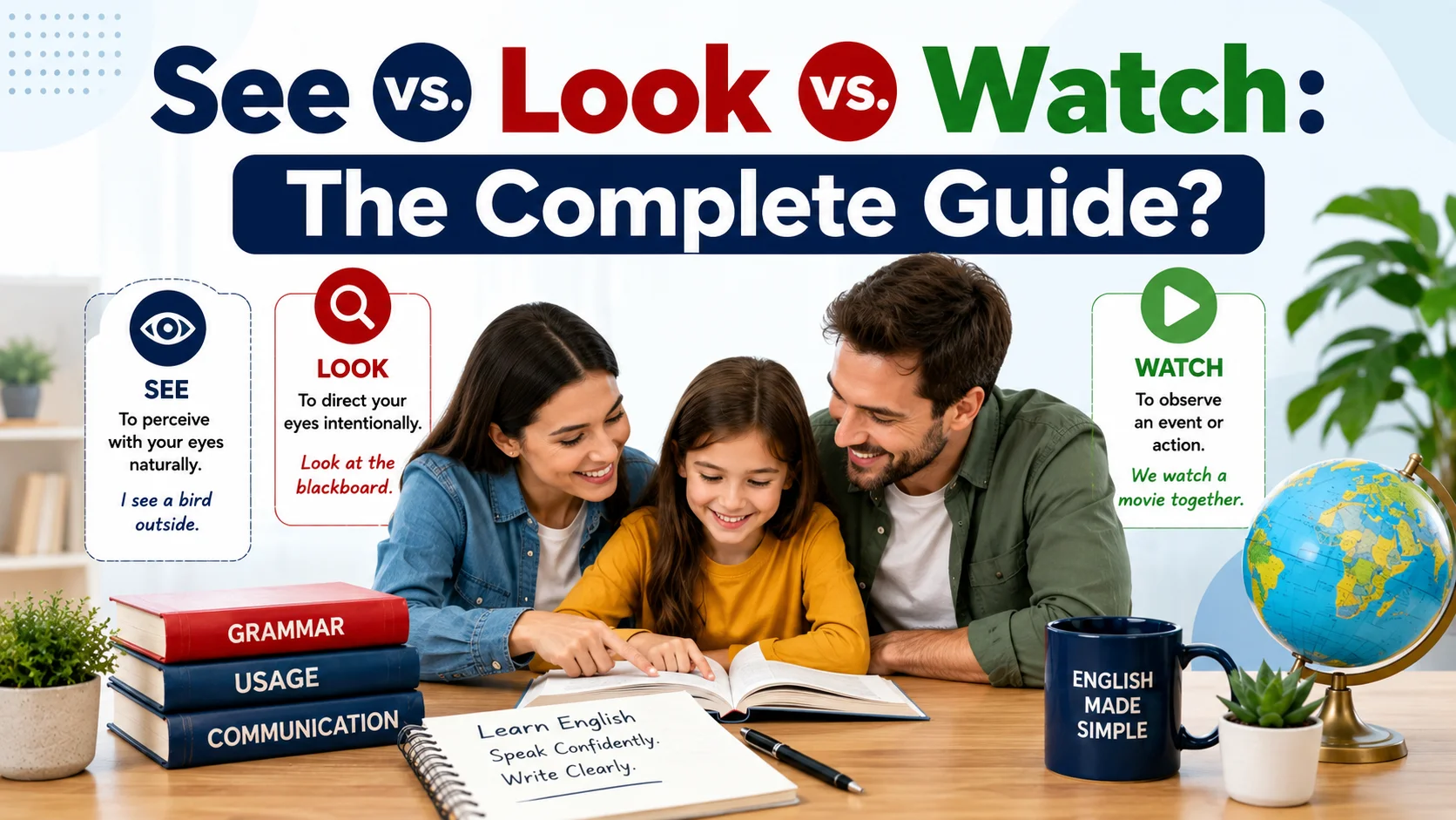 See vs. Look vs. Watch: The Complete Guide?