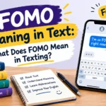 FOMO Meaning in Text: What Does FOMO Mean in Texting?